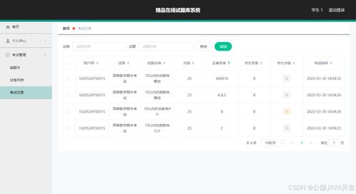 精品在线试题库系统设计与实现 源码 lw 部署文档 讲解等